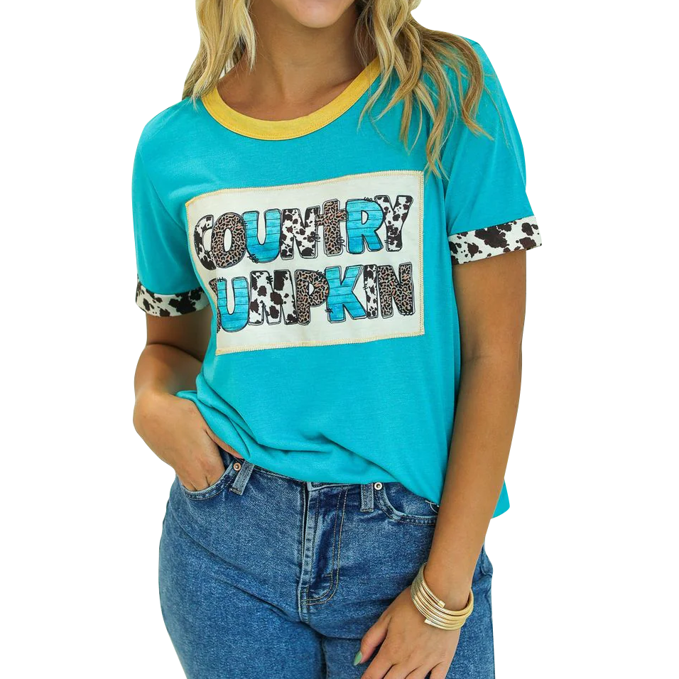Women's Country Bumpkin Western Ringer T-Shirt